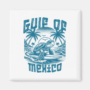 Retro Summer Bukt Mexiko Forever Beach G Magnet