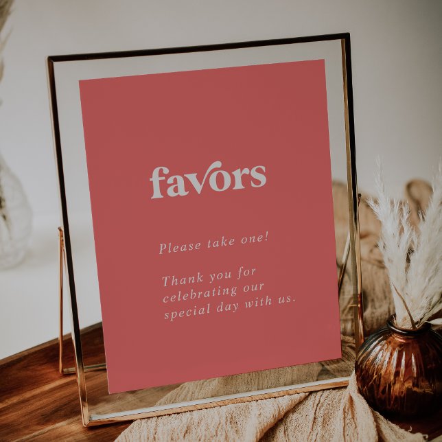 Retro Summer | Favoriter för Shock rosa-bröllop Poster (Skapare uppladdad)