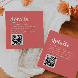 Retro Summer | Information om Shock rosa QR-koden  Tilläggskort
