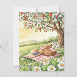 retro Summer Solstice Vykort