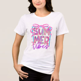 Retro Summer Vibes Coquette T Shirt