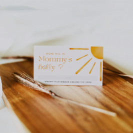 Retro Sun Sommar Hur Stor Är Mamma Magen Biljett Tilläggskort