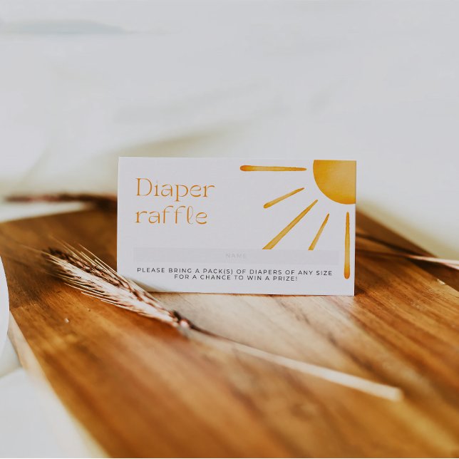 Retro Sun Sommarblöja Lotteri Tilläggskort (Skapare uppladdad)