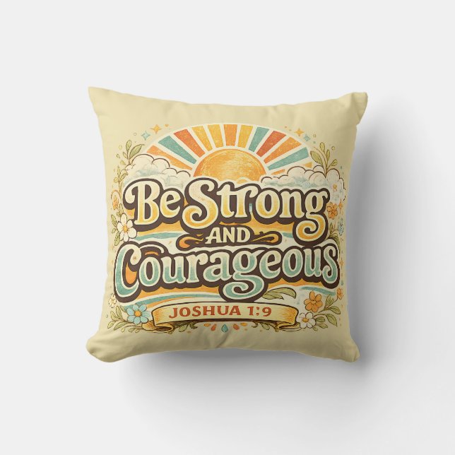 Retro Sunburst Blommig Kristet Boho Rumsdekor Kudde (Framsida)