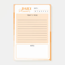 Retro Sunburst Mini Daglig Planerare