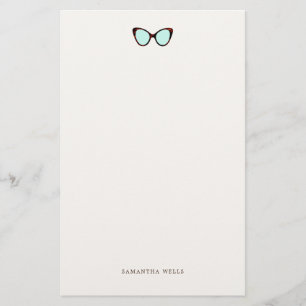 Retro Sunglasses Personlig Stationery Brevpapper