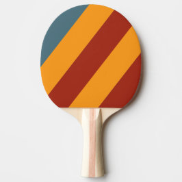 Retro Sunrise på Slate feta ränder Pingisracket