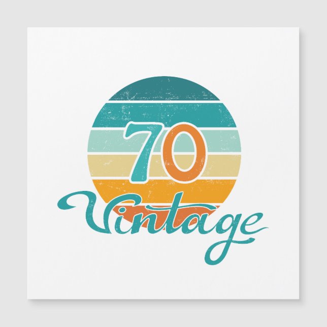 Retro Sunset 70 Vintage Disted (Framsida)