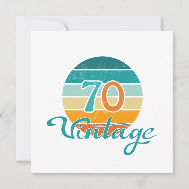 Retro Sunset 70 Vintage Disted (Framsida)