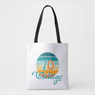 Retro Sunset 70 Vintage Disted Tygkasse