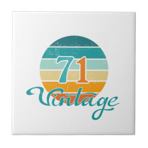 Retro Sunset 71 Vintage Distress Kakelplatta