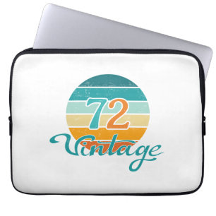Retro Sunset 72 Vintage Distress Laptop Fodral