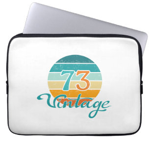 Retro Sunset 73 Vintage Disted Laptop Fodral