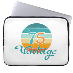 Retro Sunset 75 Vintage Distress Laptop Fodral