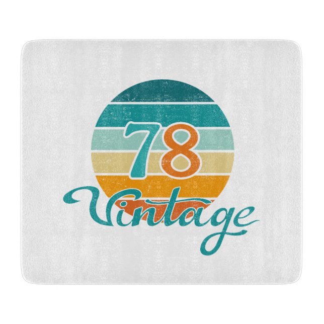 Retro Sunset 78 Vintage Distressed (Framsidan)