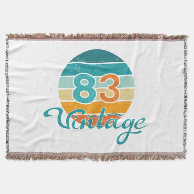 Retro Sunset 83 Vintage Distressed Filt (Framsidan)