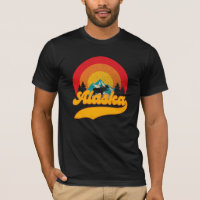 Retro Sunset Alaska Juneau Moose 0Berg