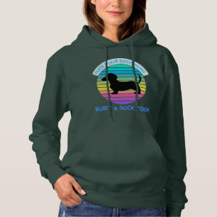 Retro Sunset, är din Dachshund också en sock? T Shirt