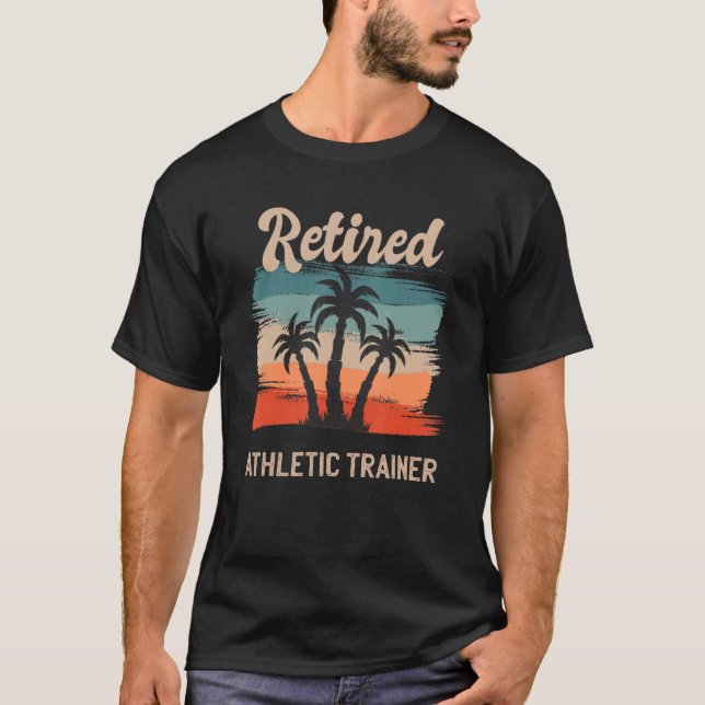 Retro Sunset Beach Pension Quote Retrött Athlet T Shirt (Framsida)