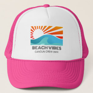 Retro Sunset Beach Vibes Vacation Summer Girl Resa Keps