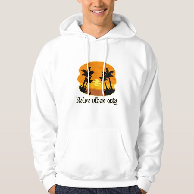 Retro Sunset Dreams Hoodie (Framsida)