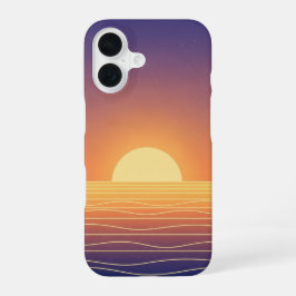 Retro Sunset Horizon
