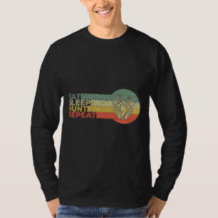 Retro Sunset Hunting Sälling for Hunting Fishing N T Shirt