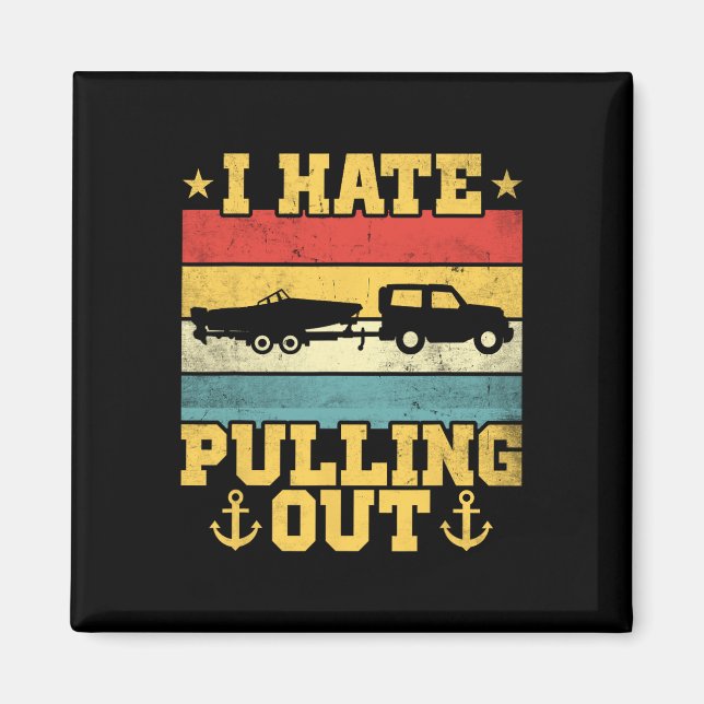 Retro Sunset I Hate Pullout Magnet (Framsidan)