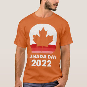 Retro Sunset Kanada Day 2022 T Shirt