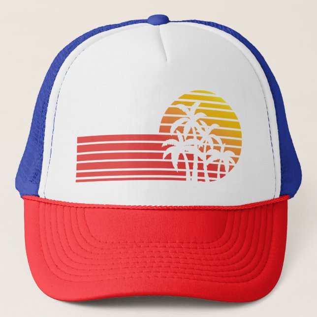 Retro Sunset Keps (Framsida)