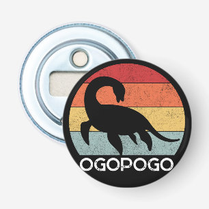 Retro sunset Ogopogo, Okanagan Sjö Monster 70-tale Flasköppnare