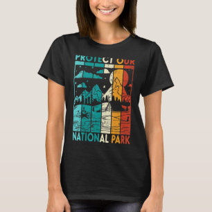 Retro Sunset Protection our National Park Yellowst T Shirt