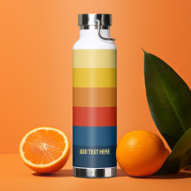 Retro Sunset Rand med enkel Sans Serif Namn