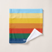 Retro Sunset Rand med enkelt utrymme fet Namn