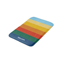 Retro Sunset Rand med enkelt utrymme fet Namn