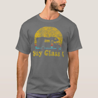 Retro Sunset RV Stay Class C Camping Camper Gift  T Shirt