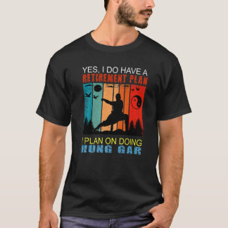 Retro Sunset Slogan Pension I planerar att göra Hu T Shirt