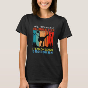 Retro Sunset Slogan Pension I planerar att göra Sh T Shirt