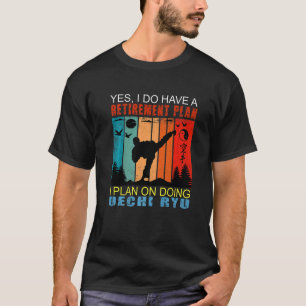Retro Sunset Slogan Pension I planerar att göra UE T Shirt