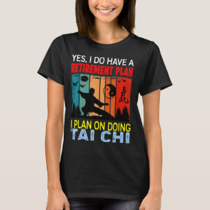 Retro Sunset Slogan Pension plan I plan för Doi T Shirt
