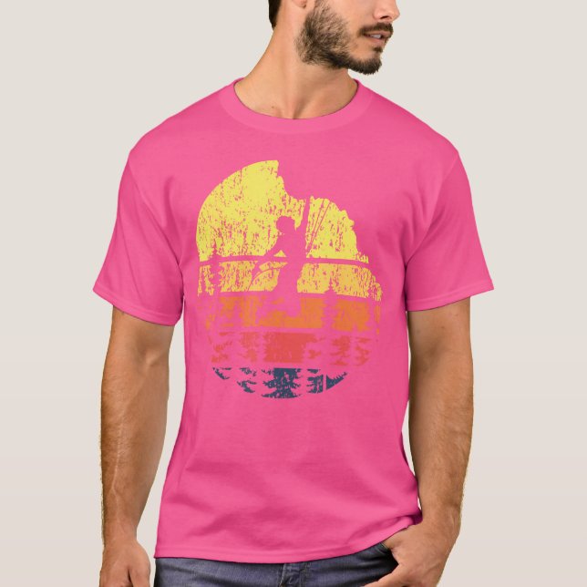Retro Sunset Sten Kliber - Boulderblogg C T Shirt (Framsida)