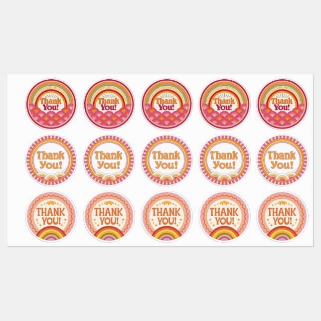 Retro Sunset Tack Sticker Lakan (Ark)