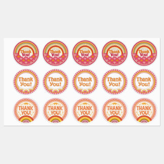 Retro Sunset Tack Sticker Lakan