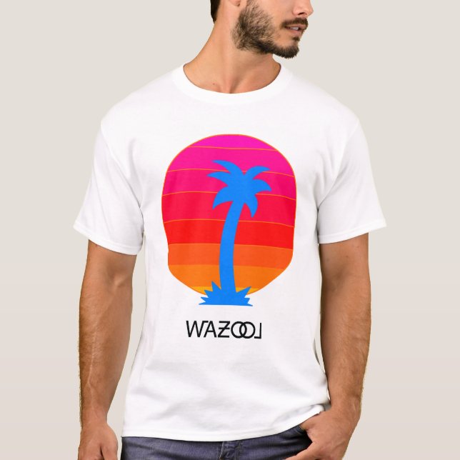 Retro Sunset Te T-shirt (Framsida)