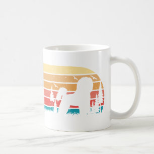 Retro Sunset Vintage Bichon Frisé Pet Hund älskare Kaffemugg