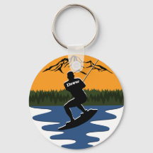 Retro Sunset Wakeboard Vatten Skiing Namn