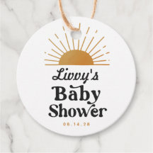 Retro Sunshine Baby Shower