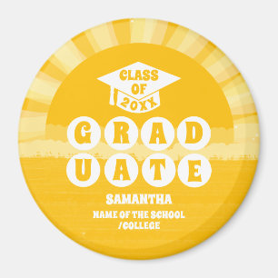 Retro Sunshine Examen Magnet