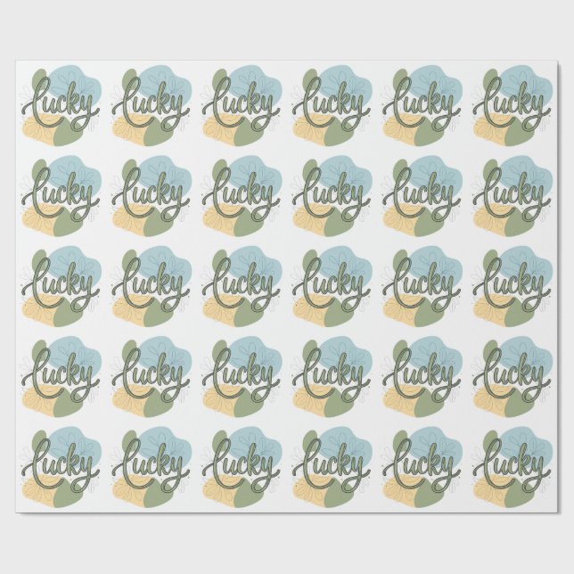 Retro Sunshine Patterns – Bold Colorful  Presentpapper (Platt)