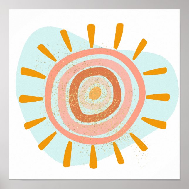 Retro sunshine poster (Framsidan)